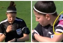 حكمة جزائرية تثير الجدل بإزالة شعار "لارام" من زيها خلال تحكيم مباراة في كأس أمم أفريقيا للسيدات