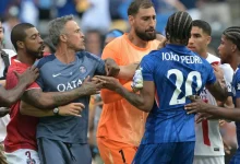إنريكي يواجه خطر الإيقاف بعد ضربه لاعب تشيلسي في نهائي كأس العالم للأندية