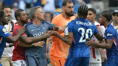 إنريكي يواجه خطر الإيقاف بعد ضربه لاعب تشيلسي في نهائي كأس العالم للأندية