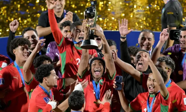 المغرب يتغلب على الأرجنتين ويتوج بكأس العالم للشباب